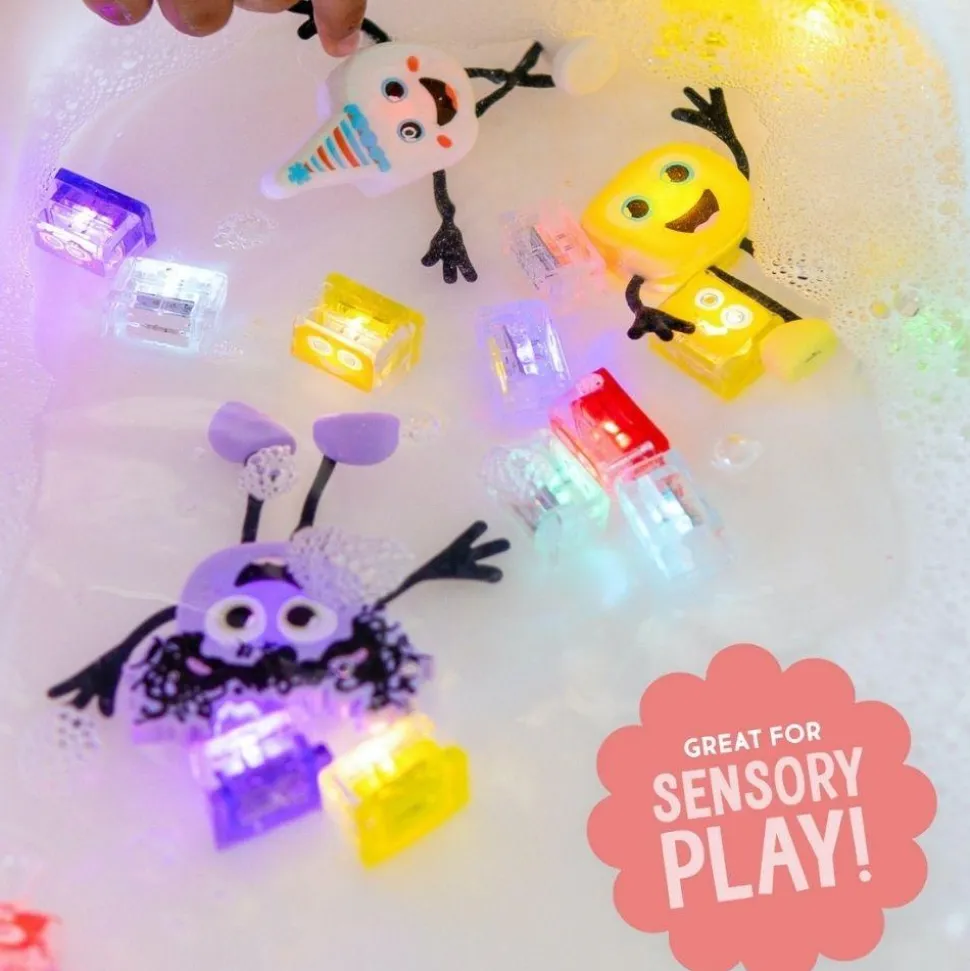GloPals Set Personaje + 2 Cubos luz LUMI Lila