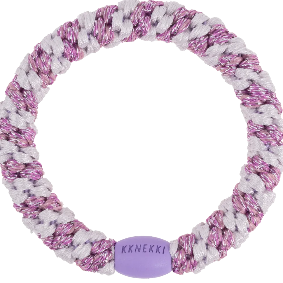 Goma de pelo Kknekki Lavender pink glitter