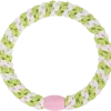 Goma de pelo Kknekki Pink Lime Glitter Stripe