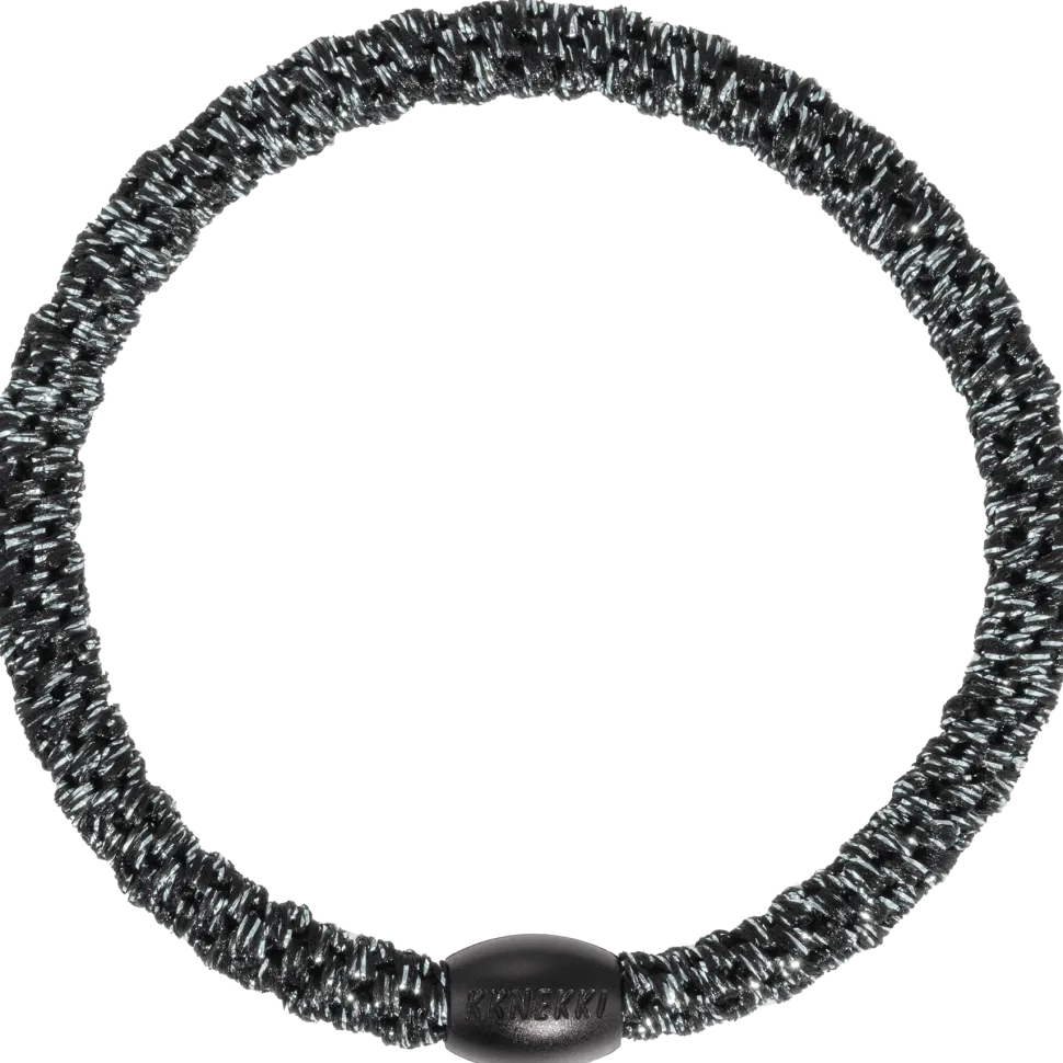 Goma de pelo Kknekki Slim Dark Grey Glitter