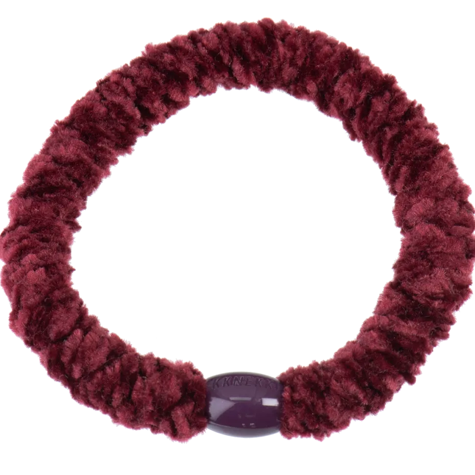 Goma de pelo Kknekki Velvet Bordeaux