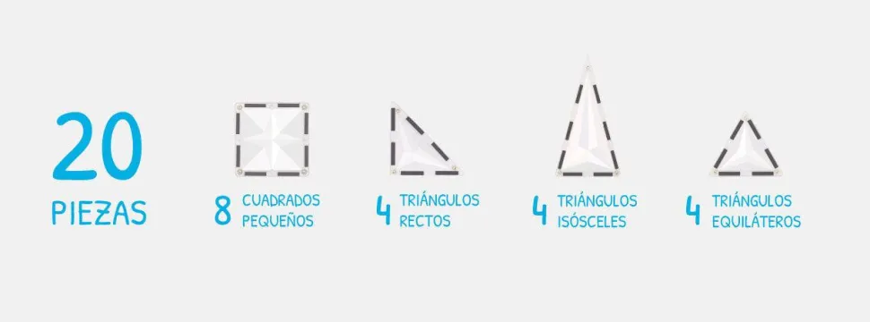 Imanix Clear 20 piezas · Braintoys