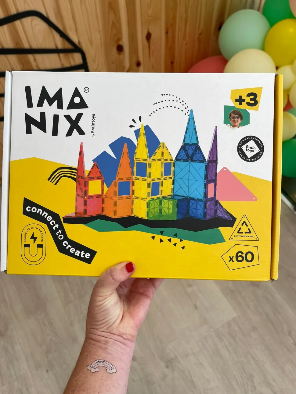 Imanix 60 piezas · Braintoys