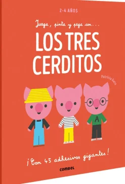 Juega, pinta y pega con...Los tres Cerditos