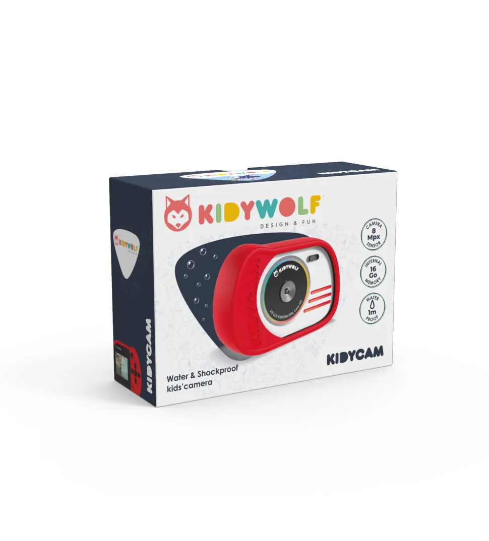 Kidycam Cámara de fotos resistente al agua · Kidywolf (Varios colores)