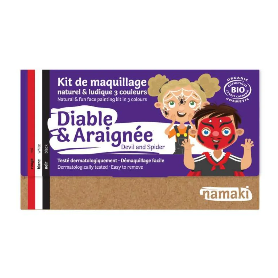Kit maquillaje diablo y araña · Namaki