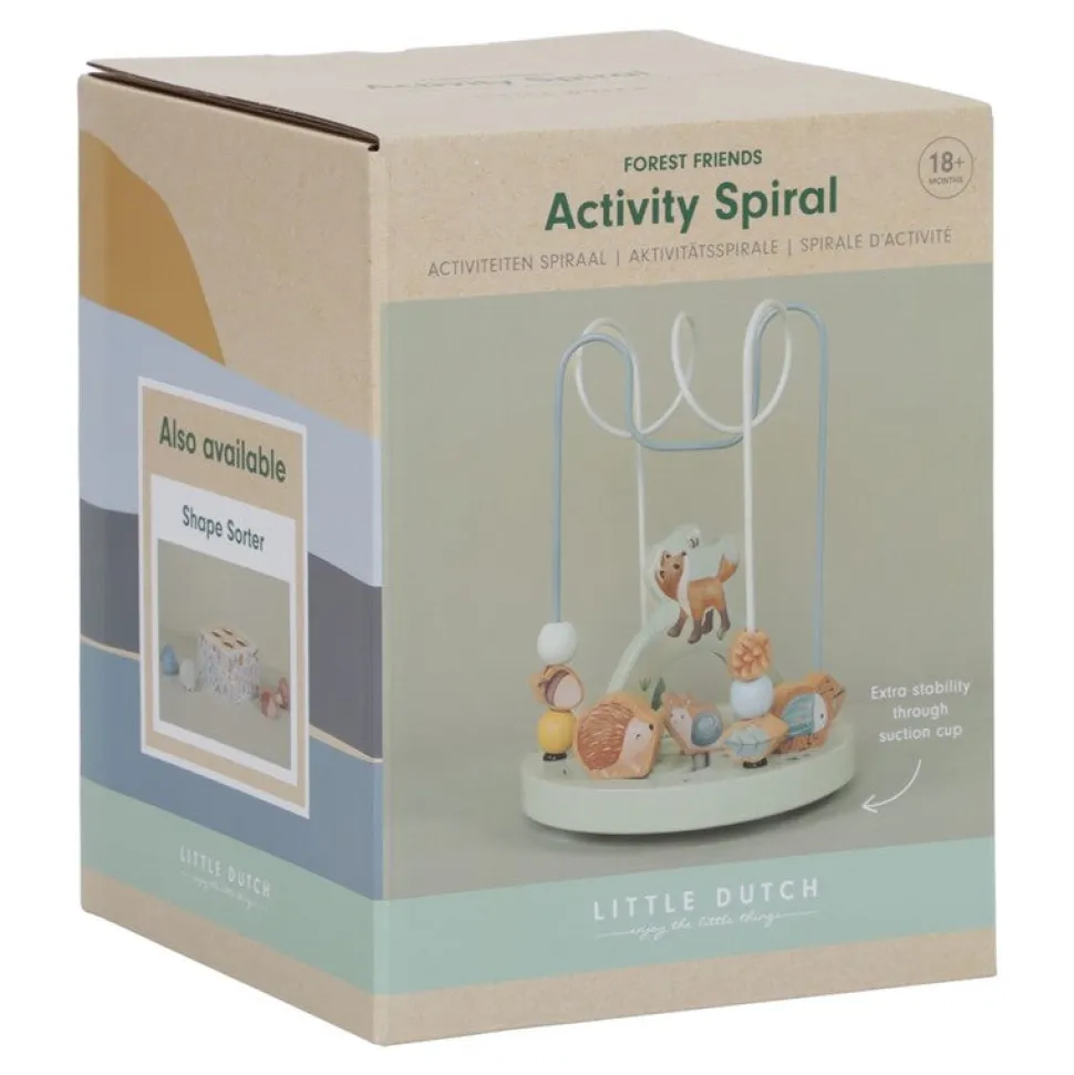 Laberinto espiral de cuentas Forest Friends · Little Dutch