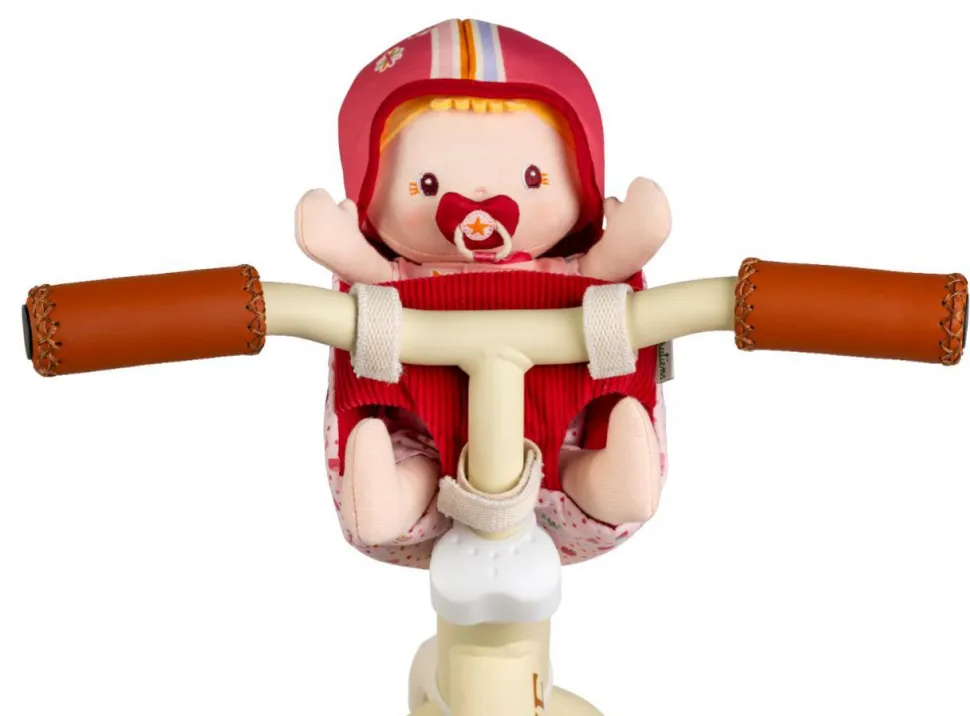 Lena muñeca y asiento de bicicleta · Lilliputiens