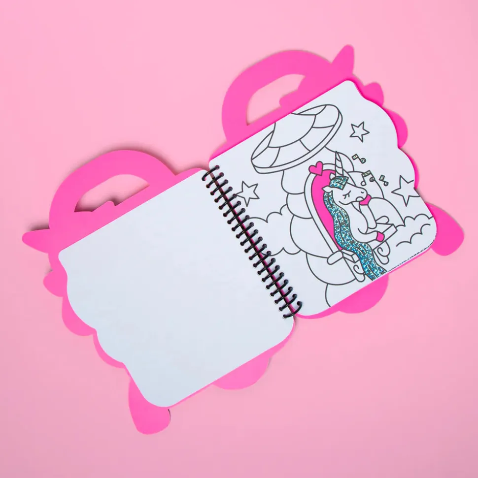 Libro con pinturas y pegatinas Unicornio · OMY