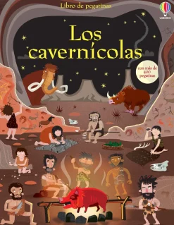 Libro de pegatinas · Los cavernícolas