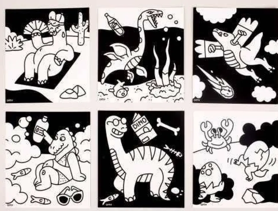 Lámina de Terciopelo Dinos · OMY
