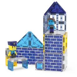 Magna-T Police Station Set 35 piezas