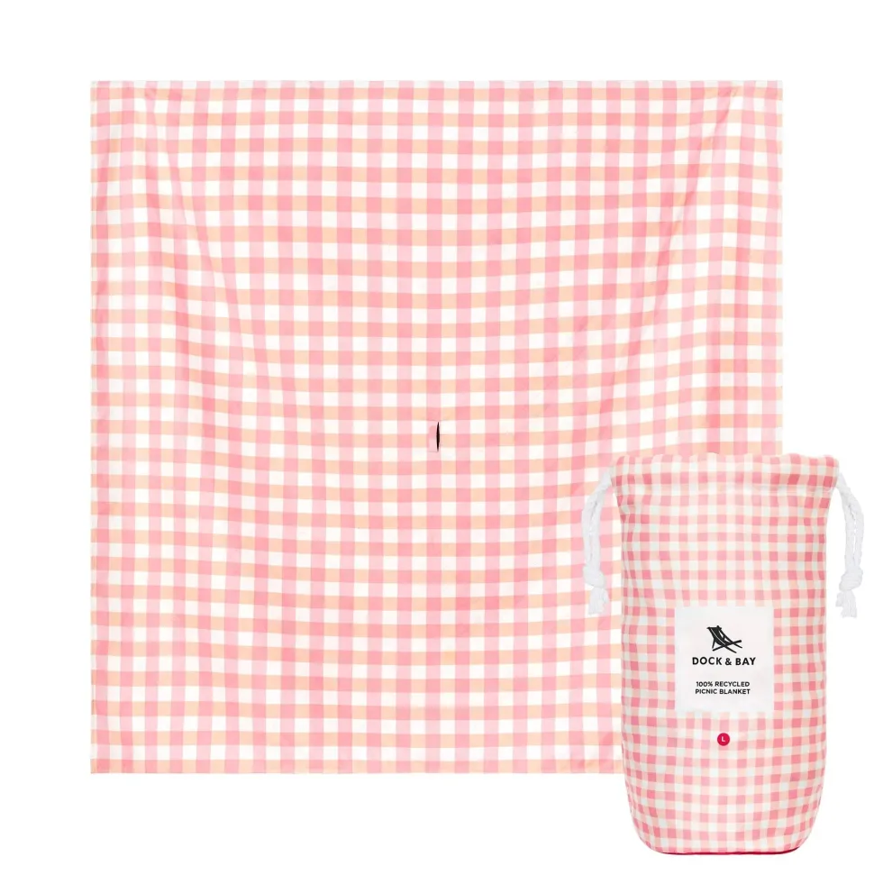 Manta Picnic Dock&Bay Strawberry Rose (2 tamaños)