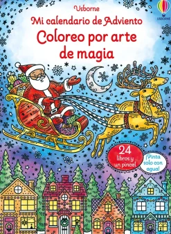 Mi calendario de Adviento - Coloreo por arte de magia