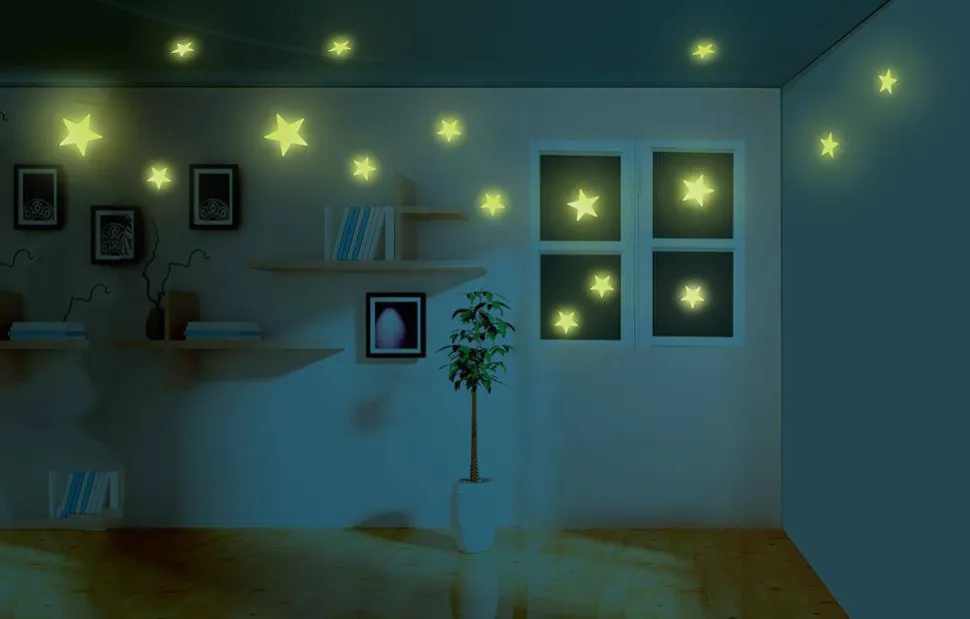 Mini Estrellas Brillantes en la Oscuridad · 4M