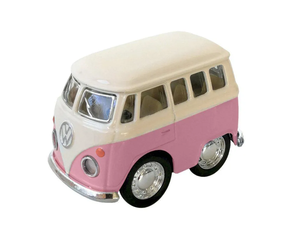 Mini Furgoneta Volkswagen Rosa