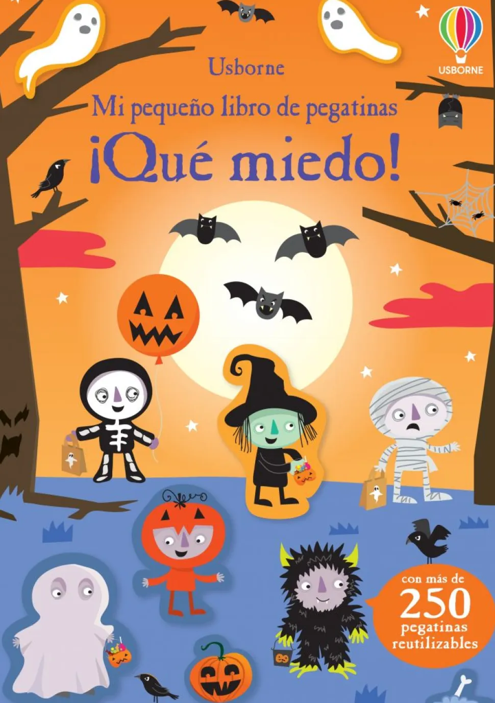 Mi pequeño libro de pegatinas · !Que miedo!