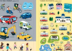 Mi pequeño libro de pegatinas · Transportes