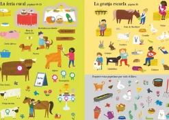 Mi pequeño libro de pegatinas · Una granja