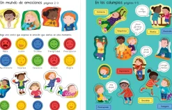 Mi primer libro de pegatinas · Las Emociones