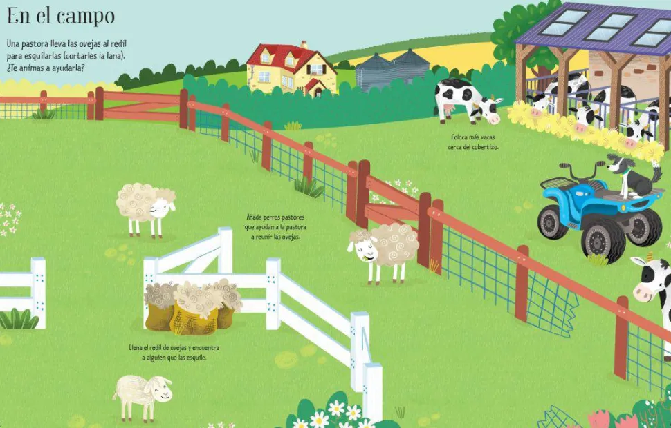 Mi primer libro de pegatinas · La granja