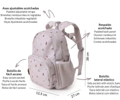 Mochila Infantil Geometric Nature