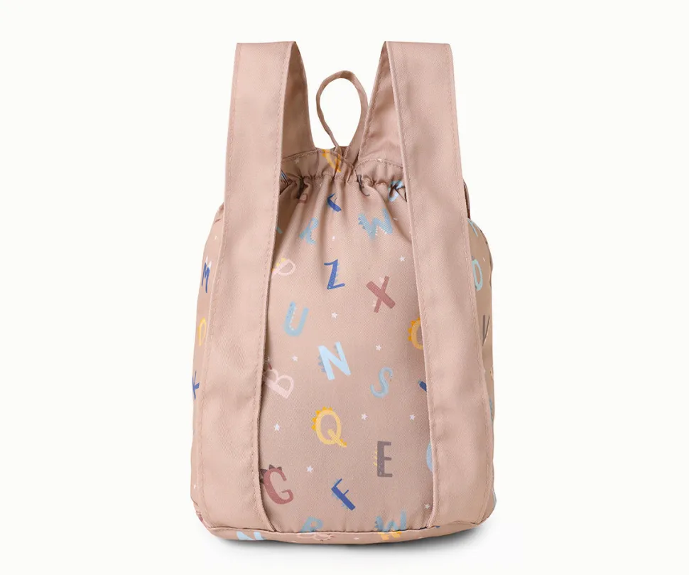 Mochila pequeña tela Funny Letters