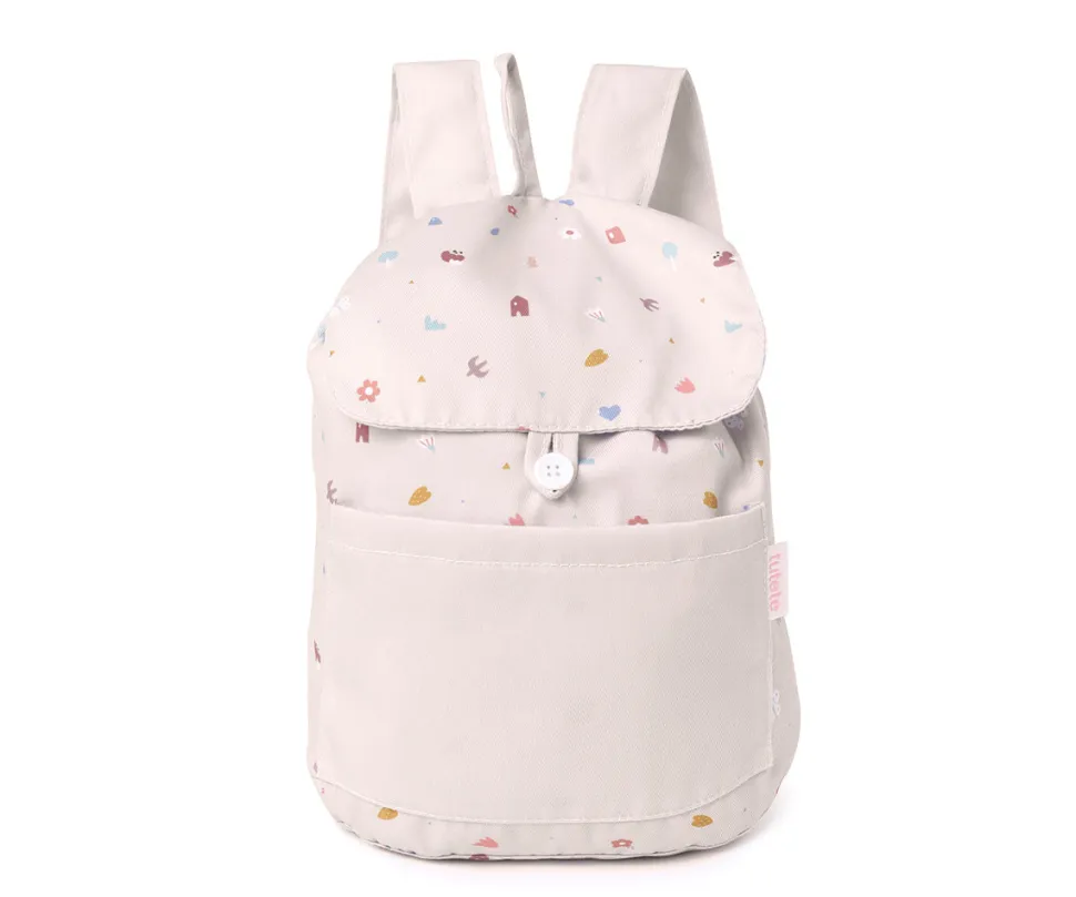 Mochila pequeña tela Geometric Nature
