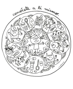 Monstruo de colores. Mandalas