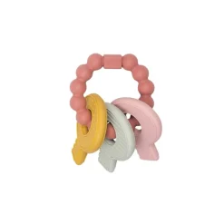 Mordedor Llavero Silicona Rosa · Little Dutch