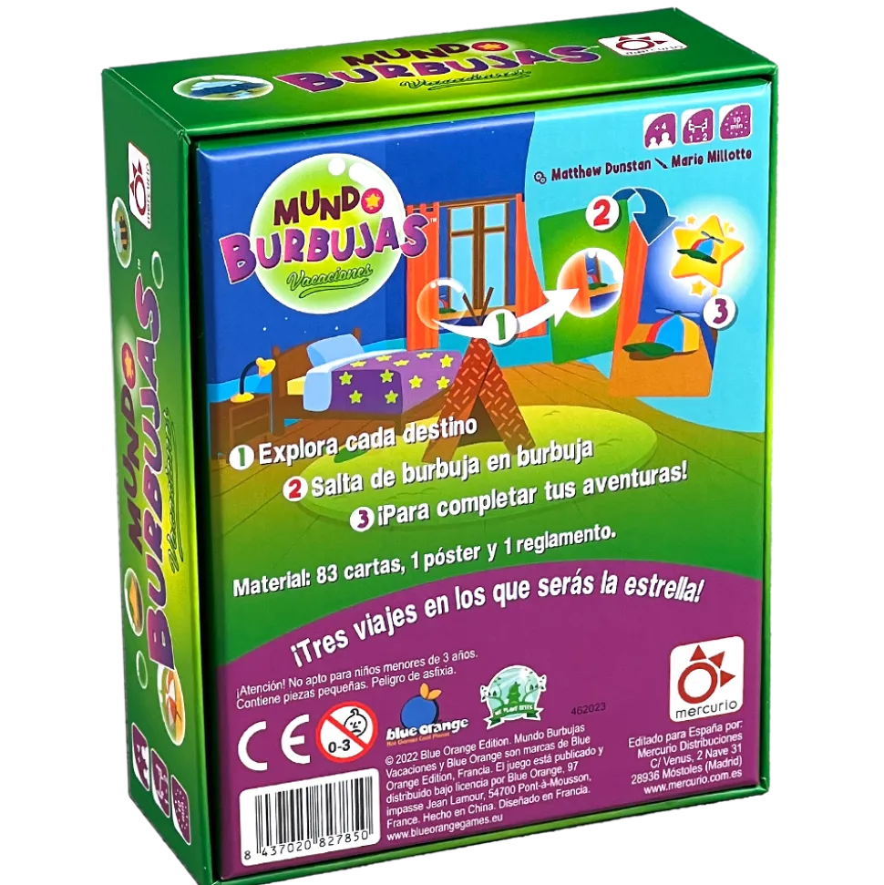Mundo Burbujas Vacaciones · Mercurio