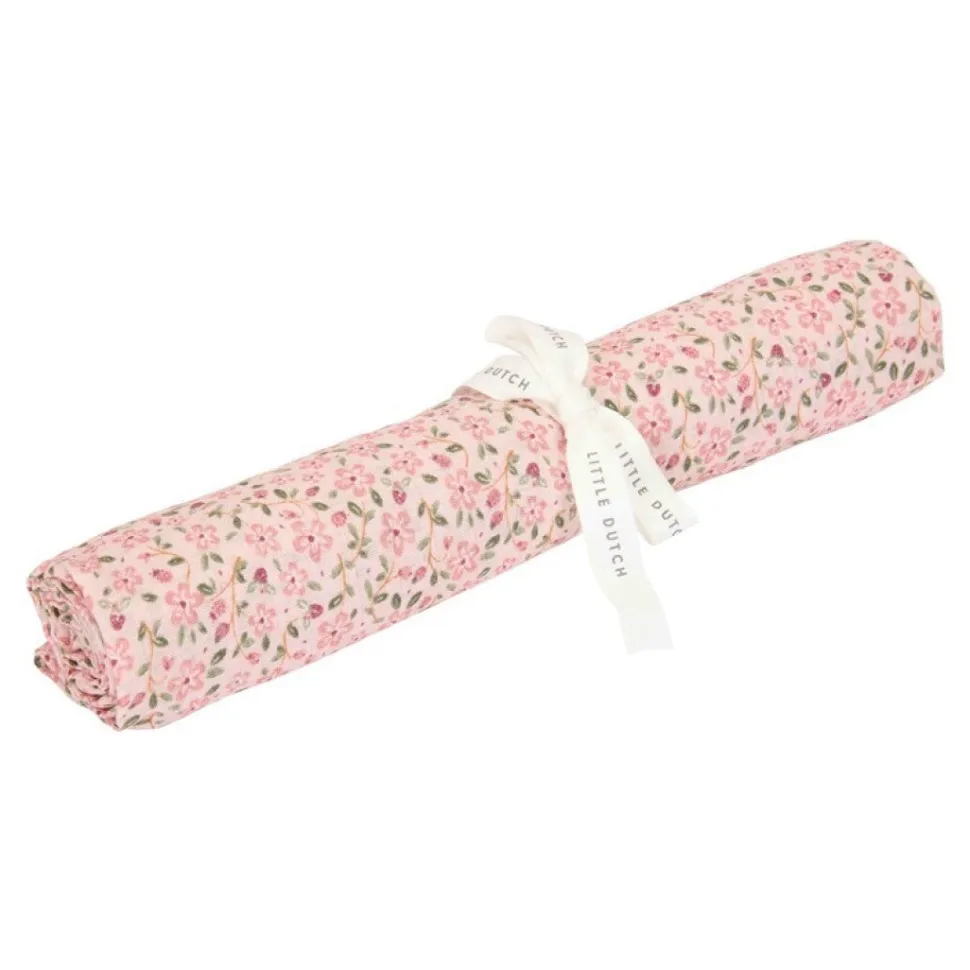 Muselina Algodón Orgánico Fairy Floral · Little Dutch
