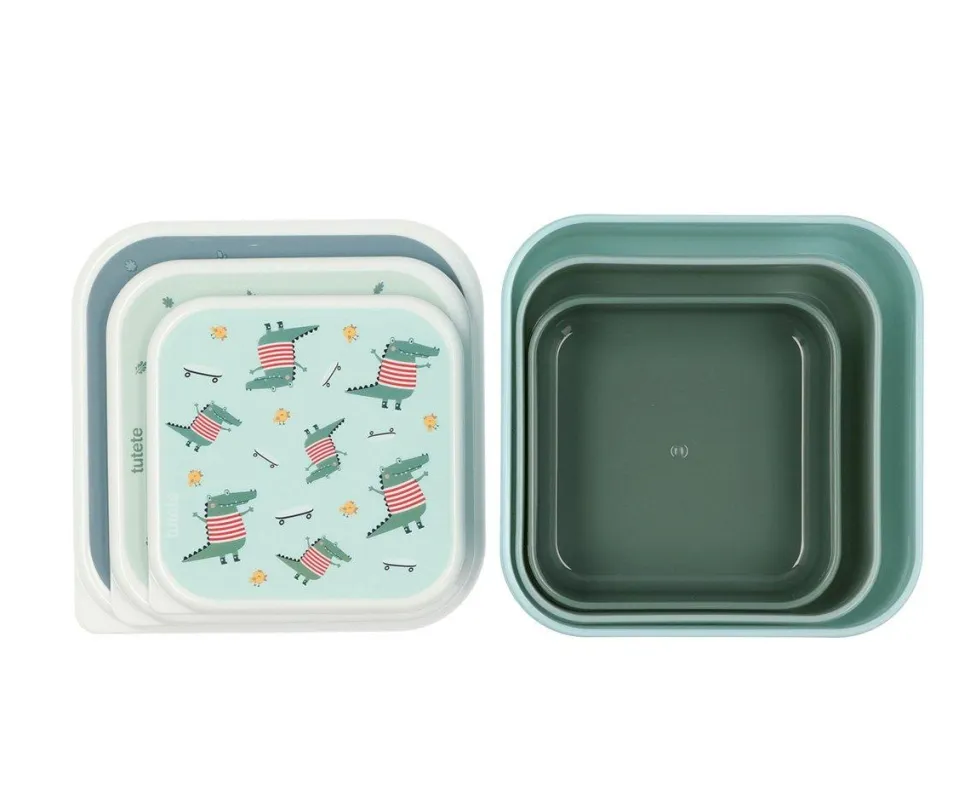 Pack 3 Cajas Almuerzo Croc