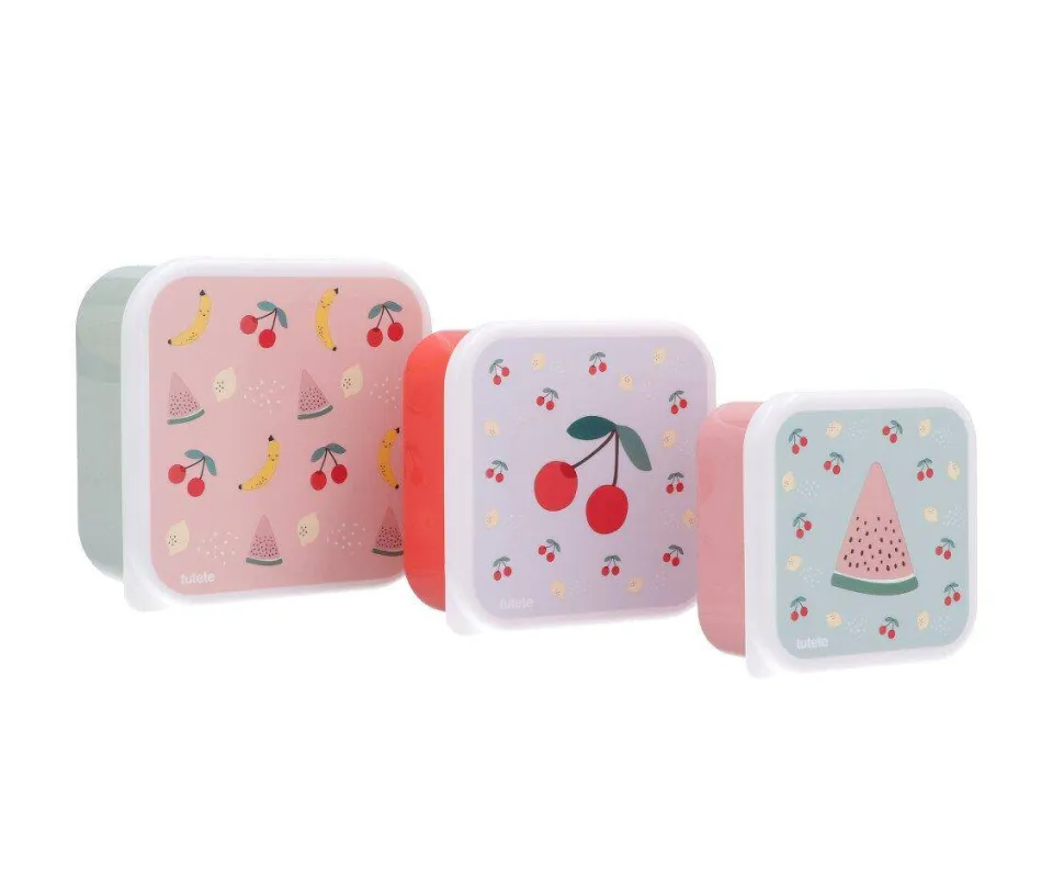 Pack 3 Cajas Almuerzo Fruits