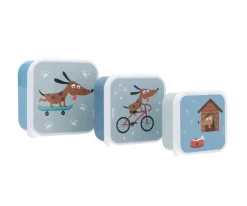 Pack 3 Cajas Almuerzo Skater Dogs