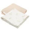 Pack 2 Muselina Algodón Orgánico Baby Bunny 70x70 · Little Dutch