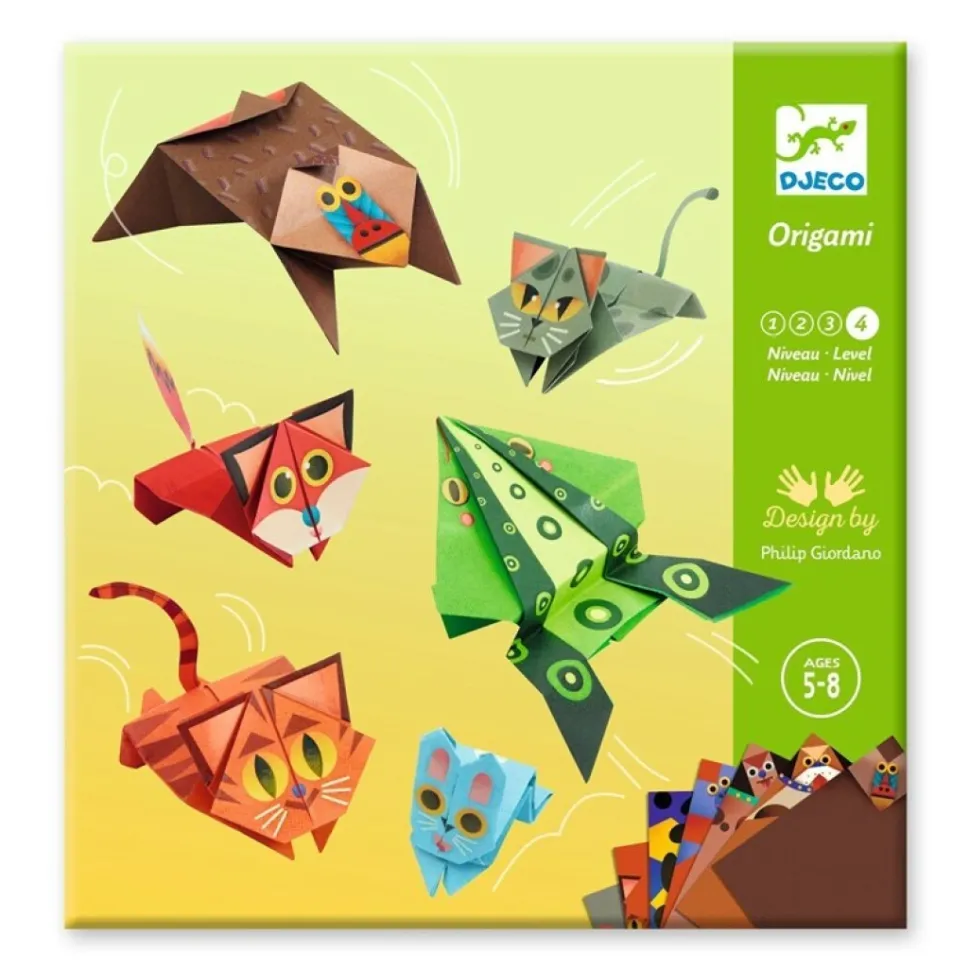 Papiroflexia Origami Animales Saltarines · DJECO