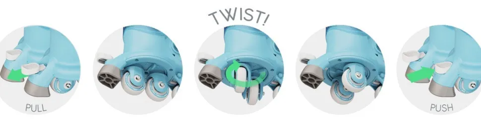 Patines Twista Azul · Yvolution