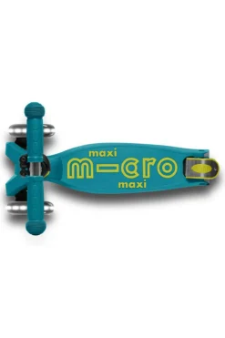 Patinete Maxi Deluxe Plegable LED · Turquesa