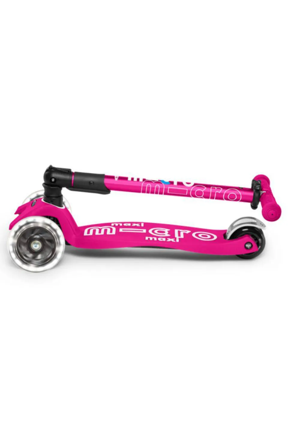 Patinete Maxi Deluxe Plegable LED · Rosa