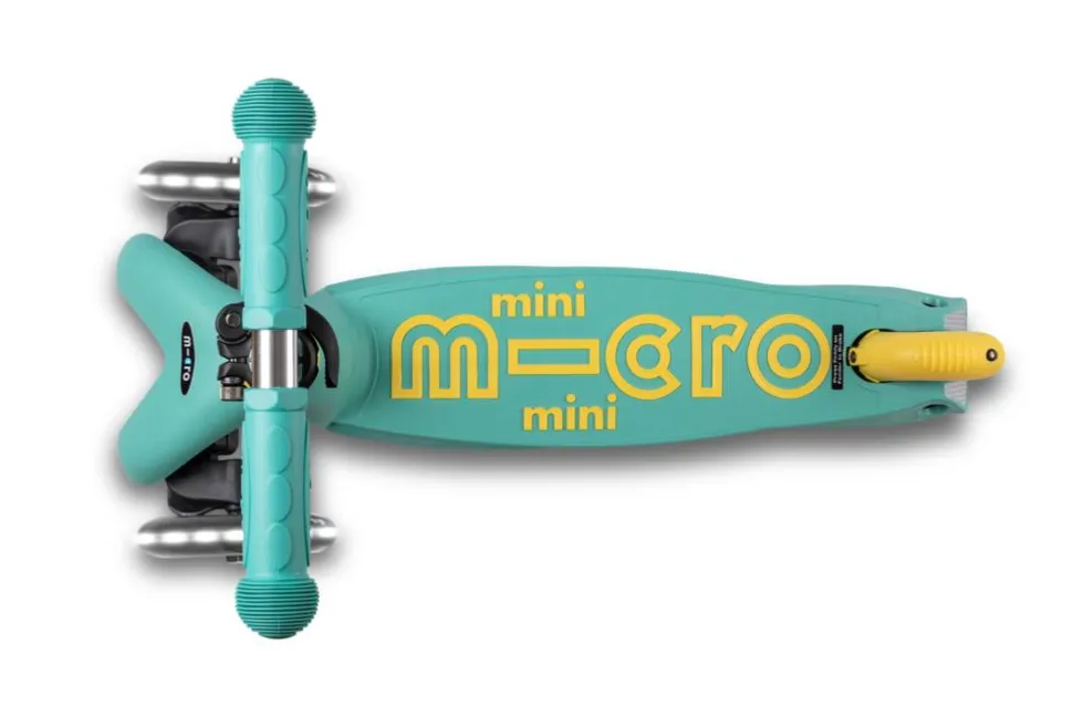 Patinete Mini Deluxe ECO LED · Menta