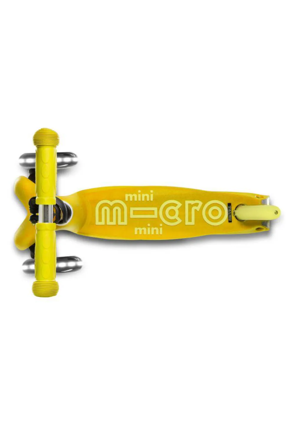 Patinete Mini Deluxe LED · Amarillo