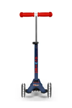 Patinete Mini Deluxe LED · Azul/Rojo
