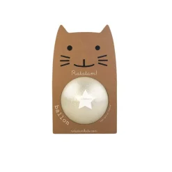 Pelota Glitter Plata 15 cm · Ratatam