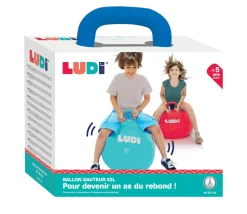 Pelota saltarina XXL azul · Ludi