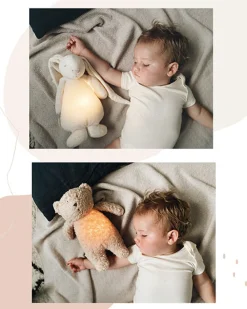 Peluche Luz-Sonido Conejo Moonie Powder