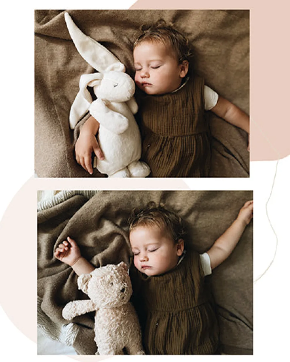 Peluche Luz-Sonido Oso Orgánico Moonie 2.0 Polar Natur