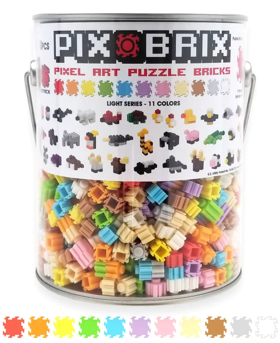 Pix Brix bote metálico 1500 piezas gama suave