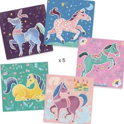 Plantillas Los caballos DJECO