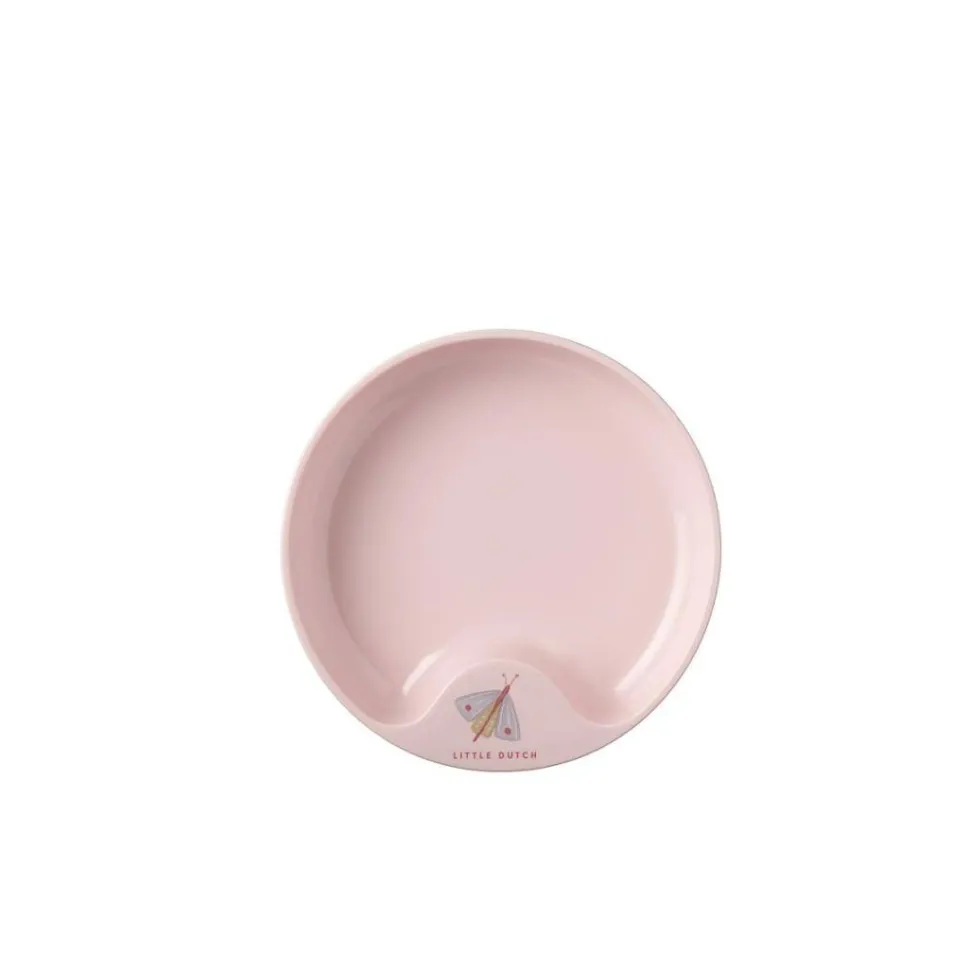 Plato antideslizante Mio Flores y Mariposas Little Dutch